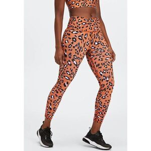 Fabletics Women's Define PowerHold High-Waisted 7/8 Legging in Animal Print size